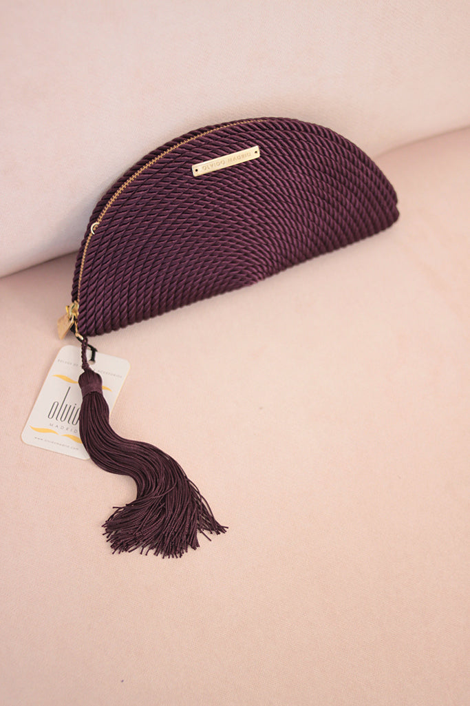 Cartera Carmen · Berenjena