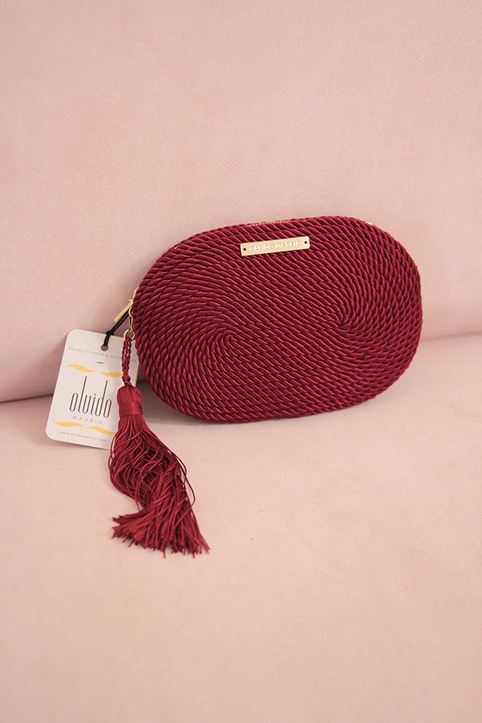 Cartera Antonia · Granate claro