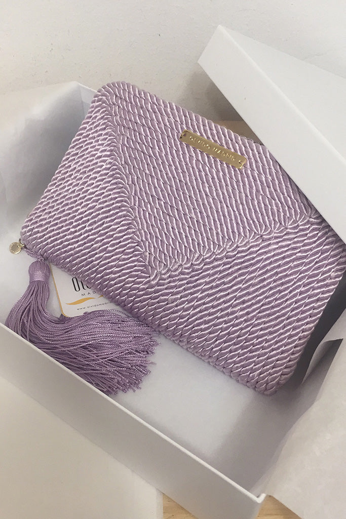 Bolso de fiesta Jimena · Malva