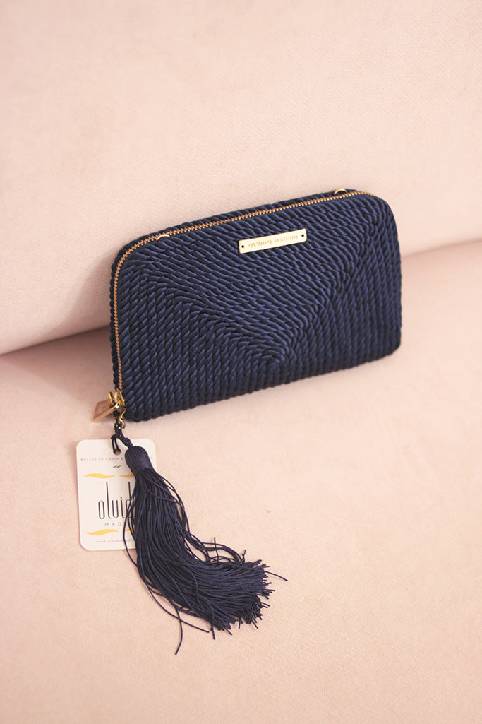 Bolso de fiesta Jimena · Azul marino