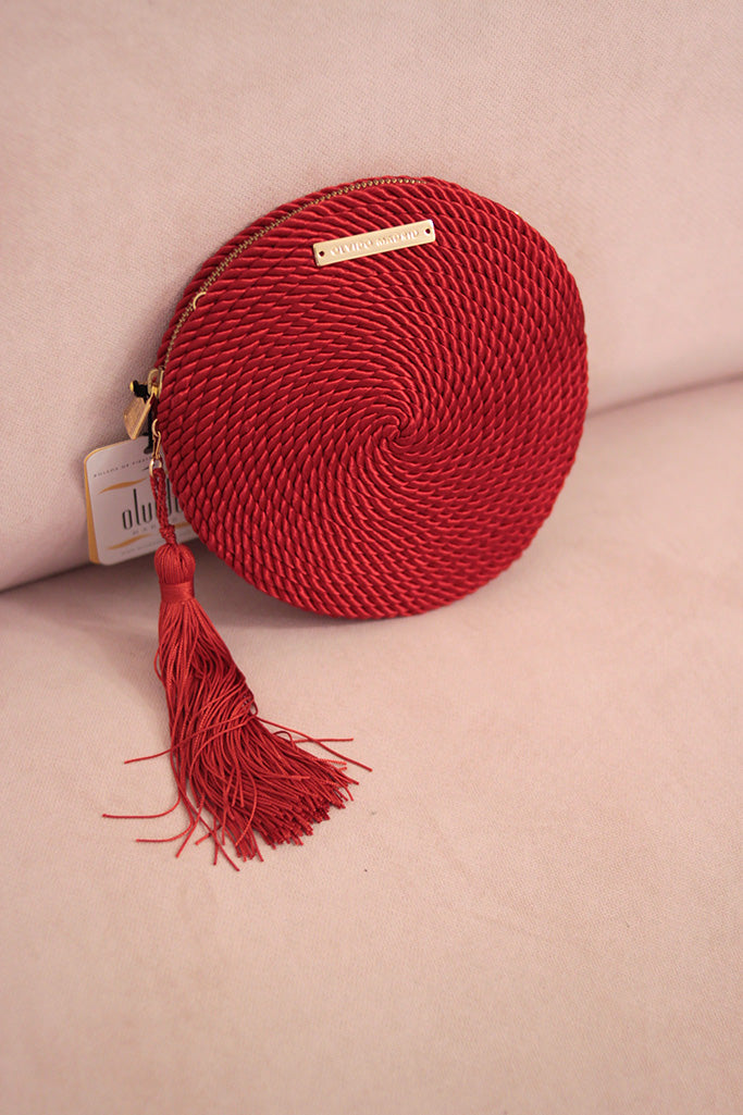 Cartera Olivia · Rojo