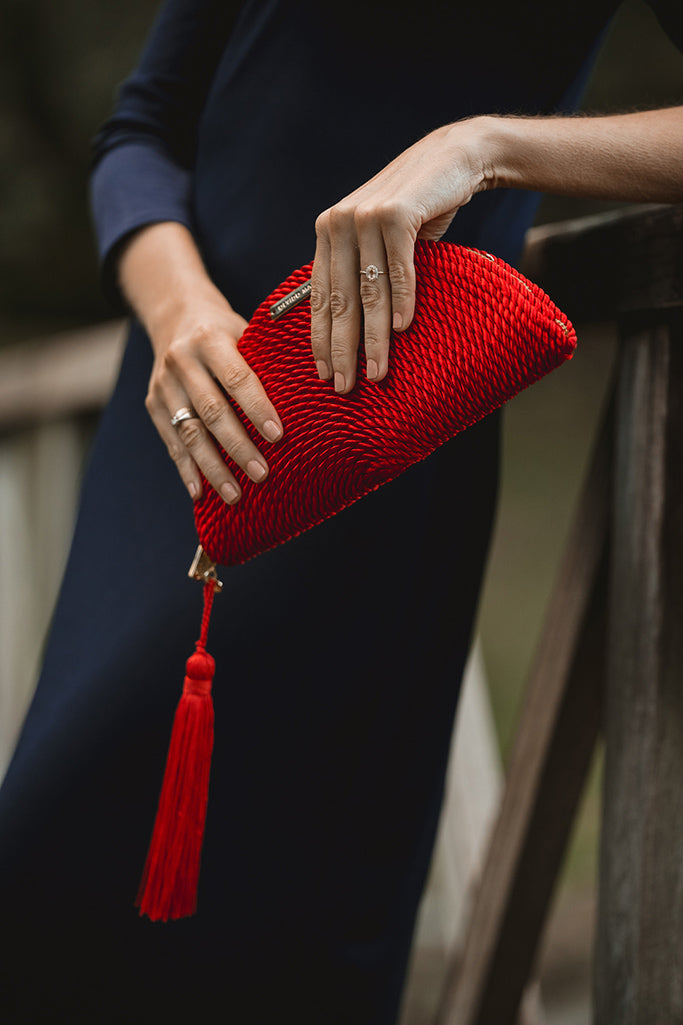 Cartera Carmen · Rojo